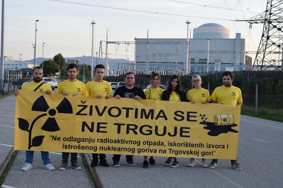 Nakon odluke hrvatskih vlasti o  odlaganju nuklearnog otpada na granici s BiH ekolozi u BiH zahtijevaju hitnu reakciju nadležnih